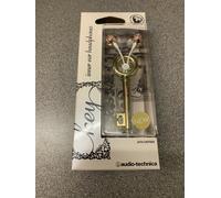 Audio-Technica ATH-CKF500 Rose Gold Headphones Key Inner Ear Earphones