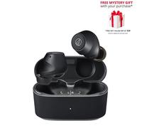 Audio-Technica ATH-CKS30TW+ Wireless Earbuds - Free Gift RRP £10! - Black