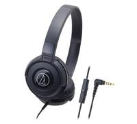 Audio-Technica ATH-S100iS BK Wired Portable On-Ear Headphones for Smartphones