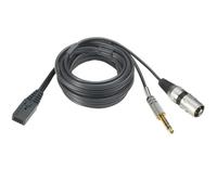 Audio-Technica BPCB1 3M Black Male-to-Female AUX RCA Cable for Headphone, Speaker, PC, Mixer