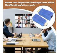 Audio Transmitter for TV | HD Extender for TV | 98.4ft Range Receiver for Personal Computer Laptop Meeting Room Teacher Youth Men Women