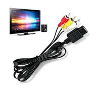 Audio TV Video Cord A/V Composite RCA Cable, 1.8m TV AV Composite Video Cable Replacement Wire for N64NintendoGameCube to TV Display Connection