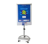 Audio-Visual Direct 5 Wheel Base Heavy-Duty Mobile Magnetic Dry-Erase Flipchart Easel