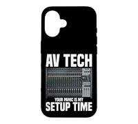 Audio Visual Technician Engineer AV Technician Panic AV Tech Case for iPhone 16