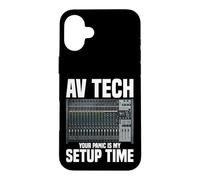 Audio Visual Technician Engineer AV Technician Panic AV Tech Case for iPhone 16 Plus