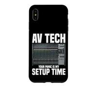 Audio Visual Technician Engineer AV Technician Panic AV Tech Case for iPhone XS Max