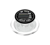 Audio Visual Technician Engineer AV Technician Panic AV Tech PopSockets PopGrip for MagSafe