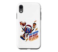 Audiobook Coffee Bookish Fully Brewed And Ready To listen Case for iPhone XR