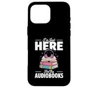 Audiobook Design Accessories For Immersive Storytelling Case for iPhone 16 Pro Max