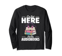 Audiobook Design Accessories for Immersive Storytelling Long Sleeve T-Shirt