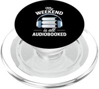 Audiobook Story Fun Audio Books On Weekend Best Book Nerd PopSockets PopGrip for MagSafe