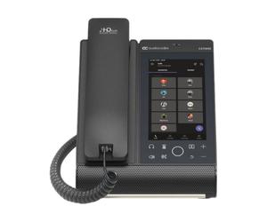 AudioCodes C470HD Teams Phone with Touchscreen A Microsoft Teams business phone featuring a 5.5-inch touchscreen, Android 13 MDEP, Wi-Fi 6 and an