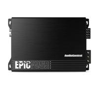 AudioControl EPICFOUR Epic Series 800 Watt Compact 4-Channel Car Audio Amplifier 200x4 @ 2 Ohms, Class D, High Pass Filter, Smart Auto Protection