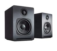 Audioengine A1 Bluetooth Computer Speakers - for Desktop, Laptop, PC Speakers, Turntables with Subwoofer Out (Pair, Grey)