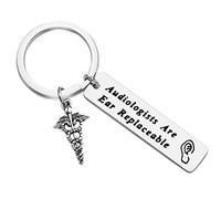 Audiologist Gift Audiologist Keyring Funny Audiology Keychain Thank You Gift Appreciation Keyring for Audiology Audiologist Doctor Gift Birthday Graduation Gift for Audiology Student Gifts ENT Gifts