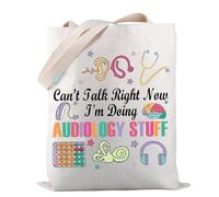 Audiologist Tote Bag Can’t Talk Right Now I'm Doing Audiology Stuff Tote Bag Audiologist Gifts (Audiologist Tote)