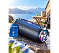 Audionex Bluetooth Speaker, Portable Wireless Audio Speaker Soundbar，Black | Audionex Soundbar, Waterproof , Hi-Fi Stereo Bluetooth Speaker with Durable Premium Housing for TV Desktop Living Room Gaming