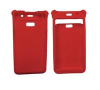 AudioPartner Soft Silicone Anti-Fall Durable Protective Shell Skin Case Cover for Pax A77 Handheld POS Terminal (Red)