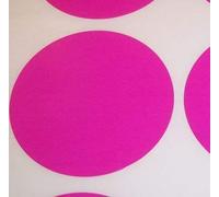 Audioprint Ltd. Pack of 100 Large 63mm Round/Circular Colour Code Dots Blank Price Stickers Sticky Labels - Choose Your Colour/s (Dark Pink)