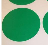 Audioprint Ltd. Pack of 100 Large 63mm Round/Circular Colour Code Dots Blank Price Stickers Sticky Labels - Choose Your Colour/s (Green)