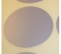 Audioprint Ltd. Pack of 100 Large 63mm Round/Circular Colour Code Dots Blank Price Stickers Sticky Labels - Choose Your Colour/s (Silver)