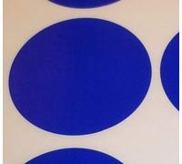 Audioprint Ltd. Pack of 100 Large 63mm Round/Circular Colour Code Dots Blank Price Stickers Sticky Labels - Choose Your Colour/s (Dark Blue)