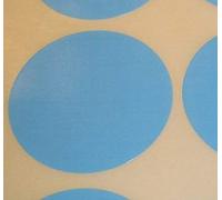 Audioprint Ltd. Pack of 200 Large 63mm Round/Circles/Circular Colour Code Dots Blank Price Stickers Sticky Labels - Choose Your Colour/s (Light Blue)