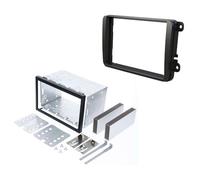 Audioproject A177 - Car radio double DIN ISO radio cover incl. installation slot compatible for VW Golf 5 6 Passat EOS Skoda Octavia 2-DIN