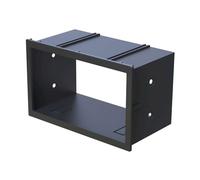 Audioproject A226 Universal Double DIN Installation Bay Car Radio Compatible with VW Passat B5 Golf 4 Bora T4 Polo Lupo Seat Peugeot 207 307 Volvo S40 V40 Black Navigation