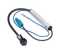 Audioproject A227 - Antenna Adaptor Fakra - ISO Car Radio Phantom Power Compatible with VW Audi Skoda Opel Mercedes Peugeot Renault Seat Antenna Adaptor Phantom