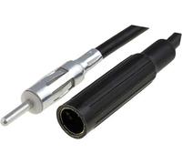 Audioproject A233 - Car Radio Antenna Extension 250 cm - 2.5 m - Car Coaxial Antenna Cable DIN Adapter Plug - DIN Socket - FM FM Compatible for VW Audi Opel Ford