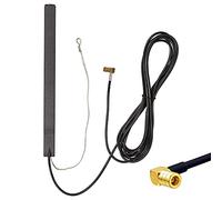 Audioproject A392 - DAB Antenna Car Windscreen Antenna SMB Adapter - 5 m Cable + 16 dB - DAB+ Antenna Car Compatible with Pioneer Kenwood Clarion Sony Blaupunkt Radio Antenna