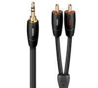 AudioQuest 0.6m Tower 3.5mm - 2xRCA Audio Cable 0.6 m 3.5 mm Black - Audio Cables 3.5 mm, 2 x RCA, Copper, 0.6 m, Black)