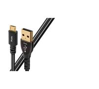 AudioQuest 0.75m Pearl Micro-USB Cable - USB A to Micro-USB B, 2.0, Male/Male, Black - USB Cable for Computers, Smartphones, Tablets