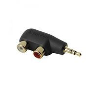 AudioQuest Hard Mini 3.5mm Jack to 2 x RCA Plug Adapter