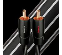 AudioQuest Tower 1M Male RCA to RCA Analog Audio Interconnect Cable