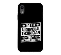 Audiovisual Tech Engineer AV Technician I'm The AV Tech Case for iPhone XR