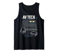 Audiovisual Technician AV Tech Mixing Console Pro Tank Top