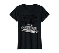 Audiovisual Technician in Audio We Trust AV Tech Value Graphic T-Shirt, Women, Black, L