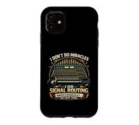 Audiovisual Technician Signal Routing Miracles Case for iPhone 11