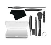 Audiphones Brushes for Cleaning - Multifunctional Earbuds Cleaner Kit with Hearing Amplifier Cleaning Brush Screwdriver and Dry Wipes for Aid Maintenance Daily Earphone Care