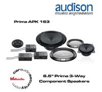 Audison Prima APK163 6.5" 17cm 3-Way Component Car Stereo Speaker 125w RMS