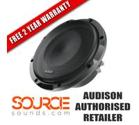 AUDISON APS 8D 250W RMS + 0.7" MDF, SEALED, RECOMMENDED, DAMPED, SMALL-SIZE BOX