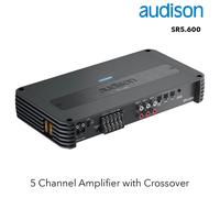 Audison SR 5.600 V2 Amp 5 Channel High Power Compact Speaker Amplifier 600w RMS