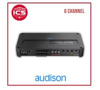 Audison SR 6.600 Black 6-Channel Amplifier Hi-Res Audio Certified High Power