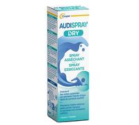 AUDISPRAY DRY Ear Spray, Humidity, Relieves Stuffy Ear Discomfort or Hearing Impairment from Contact with Water, 30 ml, Suitable for Ages 9 and Up