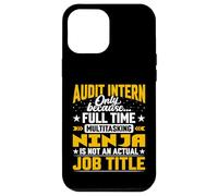 Audit Intern Job Title Funny Audit Student Trainee Beginner Case for iPhone 12 Pro Max