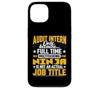 Audit Intern Job Title Funny Audit Student Trainee Beginner Case for iPhone 13