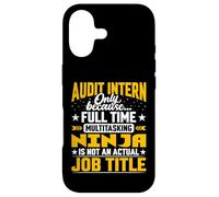Audit Intern Job Title Funny Audit Student Trainee Beginner Case for iPhone 17