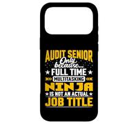 Audit Senior Job Title - Funny Audit Superior Older Elder Case for iPhone 17 Pro Max